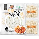Korean Tteokbokki Rice Cakes, Unha's Fun Shapes, 14.10 oz 2 Pouches | Chewy garaetteok ramen rabokki hot pot stir fry gochujang rose cheese jajang meal prep party plates