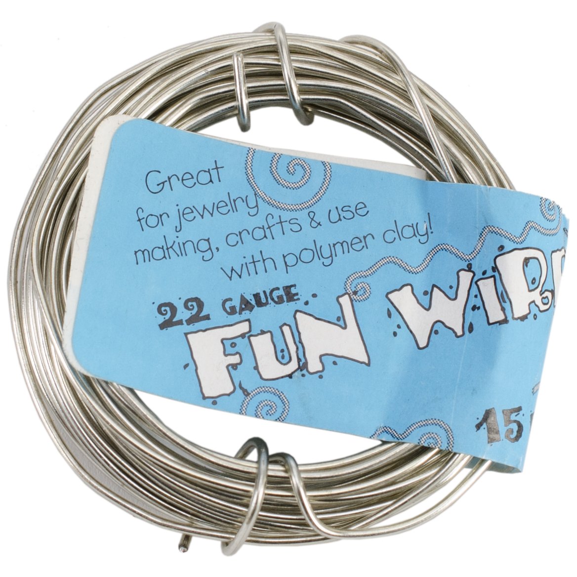 Amazon.com: Toner Plastic Coated Fun Wire, 22-Gauge, Icy Silver, 15 Ft