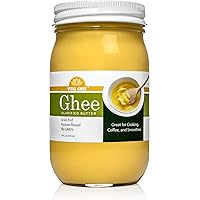 Keto Friendly Grass Fed Ghee Clarified Butter From Grass-Fed Cows - Paleo, Ayurvedic, Gluten-Free, and Non-GMO - Made in…