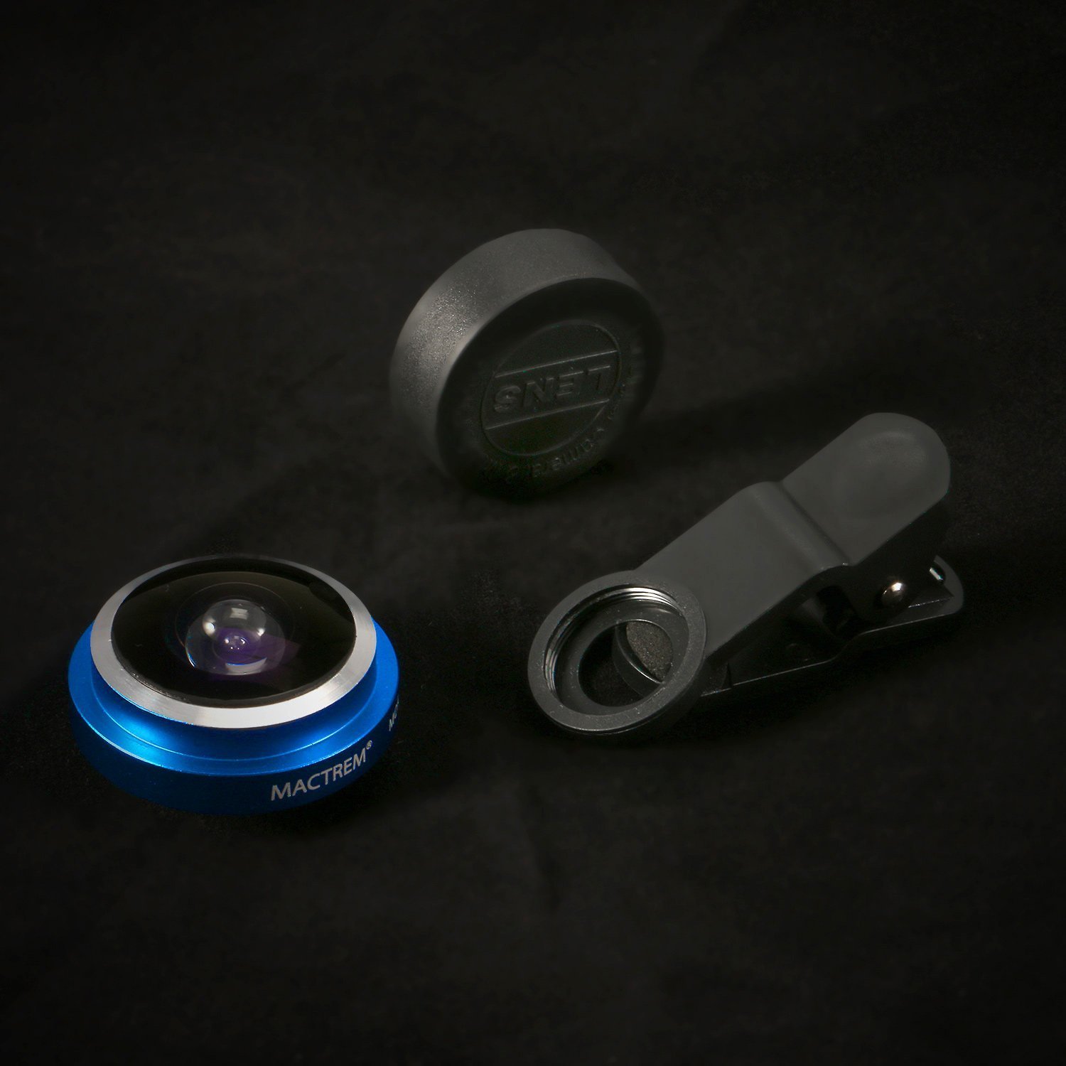 Mactrem 235° Fisheye Smartphone Lens, Works with Most Smartphones, for iPhone 7/7 Plus/6/6s/6s Plus/5/5s/4/SE/Samsung S7 S6 S5 HTC Huawei