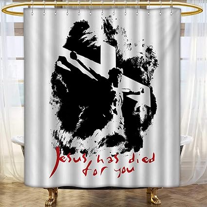 Amazon Com Lacencn Quote Shower Curtains Waterproof Grunge Style