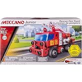 MECCANO-Erector Junior - Rescue Fire Truck with Lights and Sounds Model Building Kit