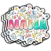3Pcs Mama Vinyl Sticker - Decal for Laptops, Water Bottles, Phones, Tumblers, Books, Planners, Cars, Mugs. Size 2.8 x 3 Inch