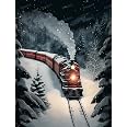 500-Piece Winter Forest Train Jigsaw Puzzle – Colorful Wooden Puzzle For Adults, Challenging & Fun - View #8