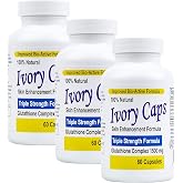 (3 Pack) Ivory Caps **Best Value**- Maximum Potency Glutathione 1500"Skin Whitening" Complex **Sale REG. $129.99 - Now $79.99- Free Shipping