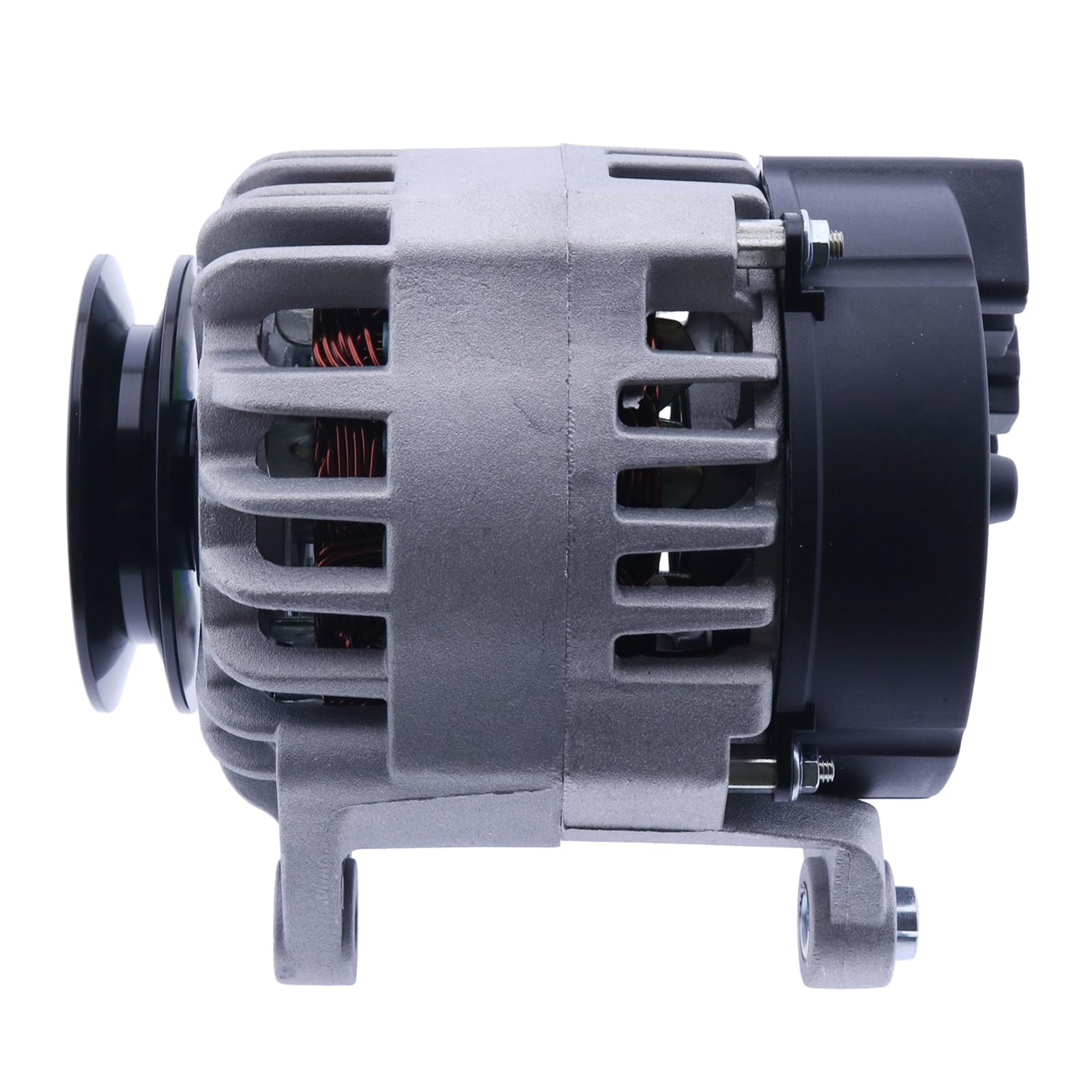 Photo 1 of BLUESUNSOLAR 12V 85A Alternator 305-3661 3053661 225-3142 225-3144 Replacement for Caterpillar CAT Engine 3024 3024C 3054C Backhoe Loader 416E Skid Steer Loader 247B 257B 216B 226B 232B 242B