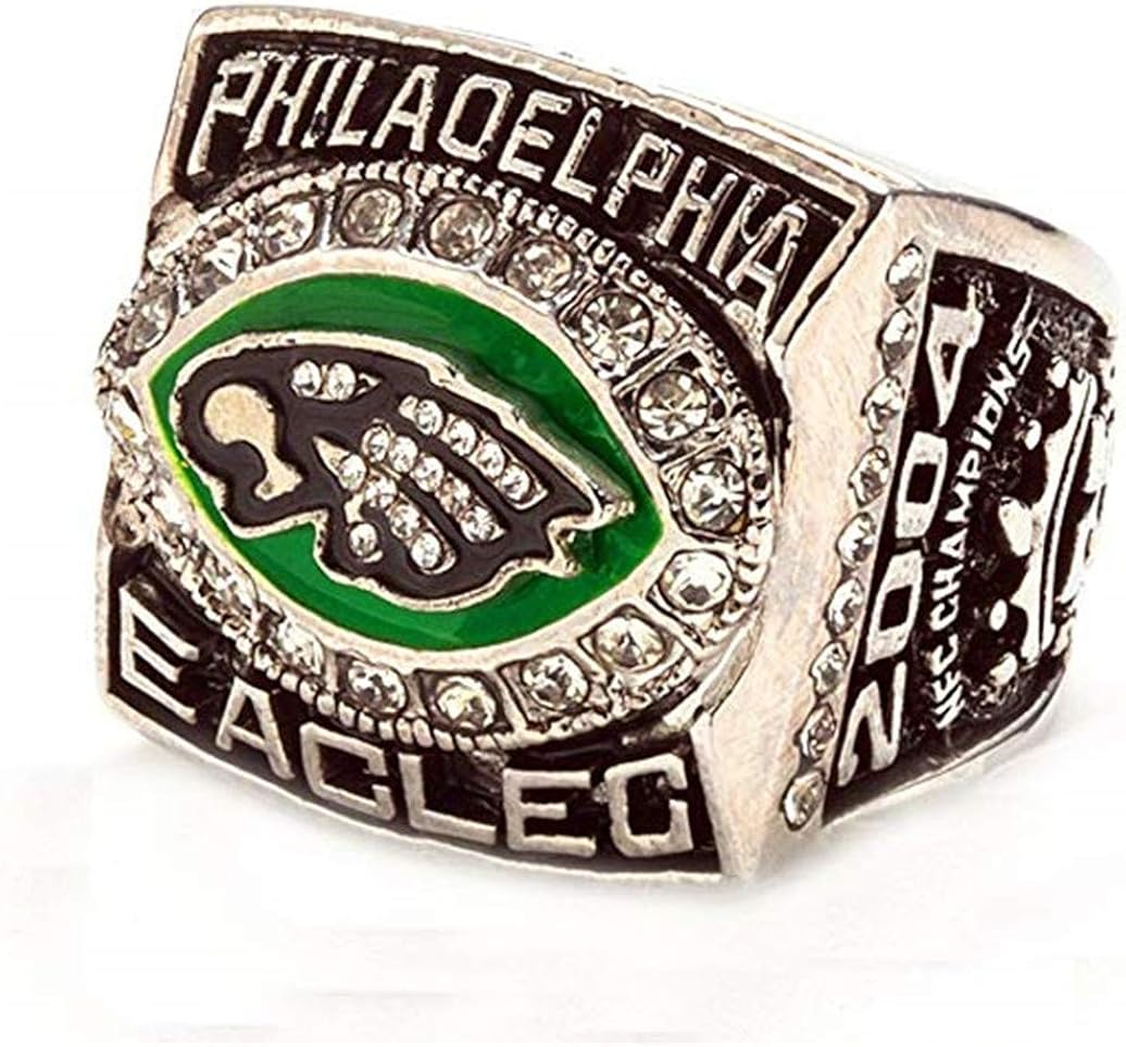 Bulaouz Mens 2004 Year Annual Philadelphia Eagles Diamond