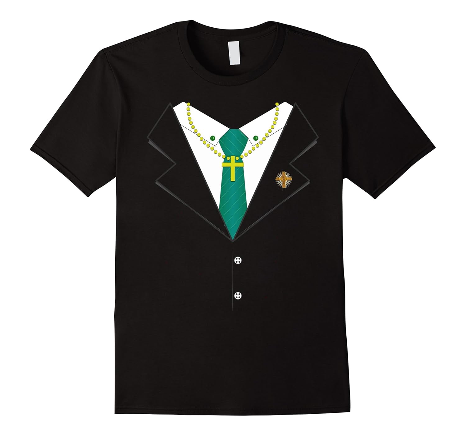 Preacher Suit Tie Halloween Costume T-Shirt - Priest