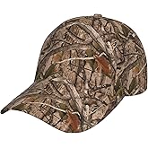 Mshutbna Camo Baseball Cap Adjustable Camouflage Hat Unisex Fishing Hat for Outdoor Sports One Size