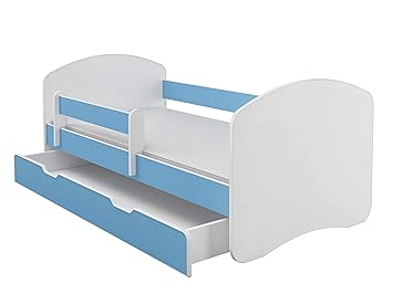 Acma Ii Children S Bed Youth Bed With Drawer And Mattress White Amazon De Baby