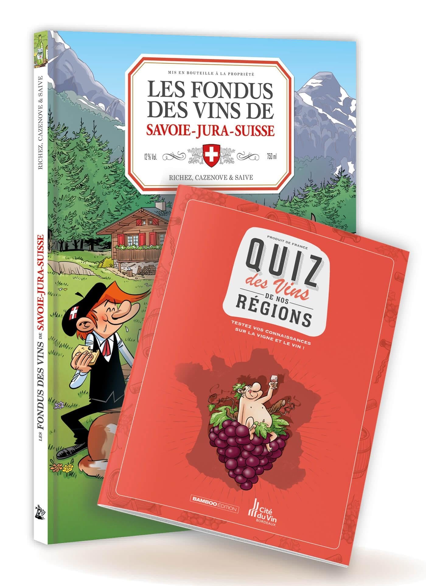 voir fiche du livre Les Fondus du vin : Jura Savoie Suisse + quiz offert