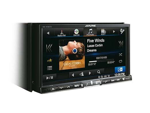 title=Alpine INE-W987D Bluetooth Black car media receiver- car media receivers (87.5-
