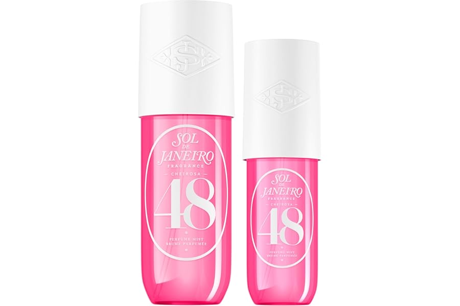 SOL DE JANEIRO Cheirosa Hair & Body Fragrance Mist Full Size and Travel Size Set – Home and Away Bundle – 8.1 & 3 fl oz Duo – Amazon Exclusive