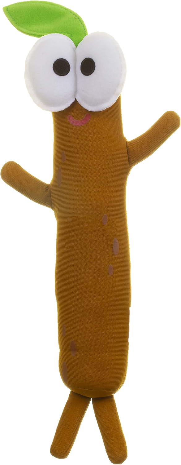 Hey Duggee Singing Sticky Stick Stick Soft Toy, Brown, 27cm tall