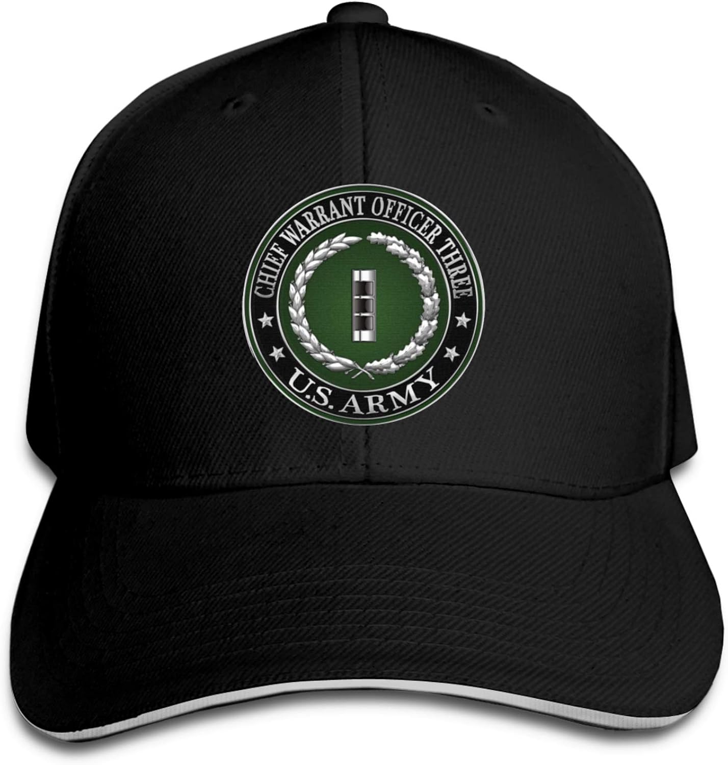 Us Army Chief Warrant Officer Three Rank Baseball Cap Sandwich Cap Sun