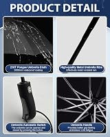 Victoper 54 Inch Folding Golf Umbrella Double Vent Windproof Auto Open view 3