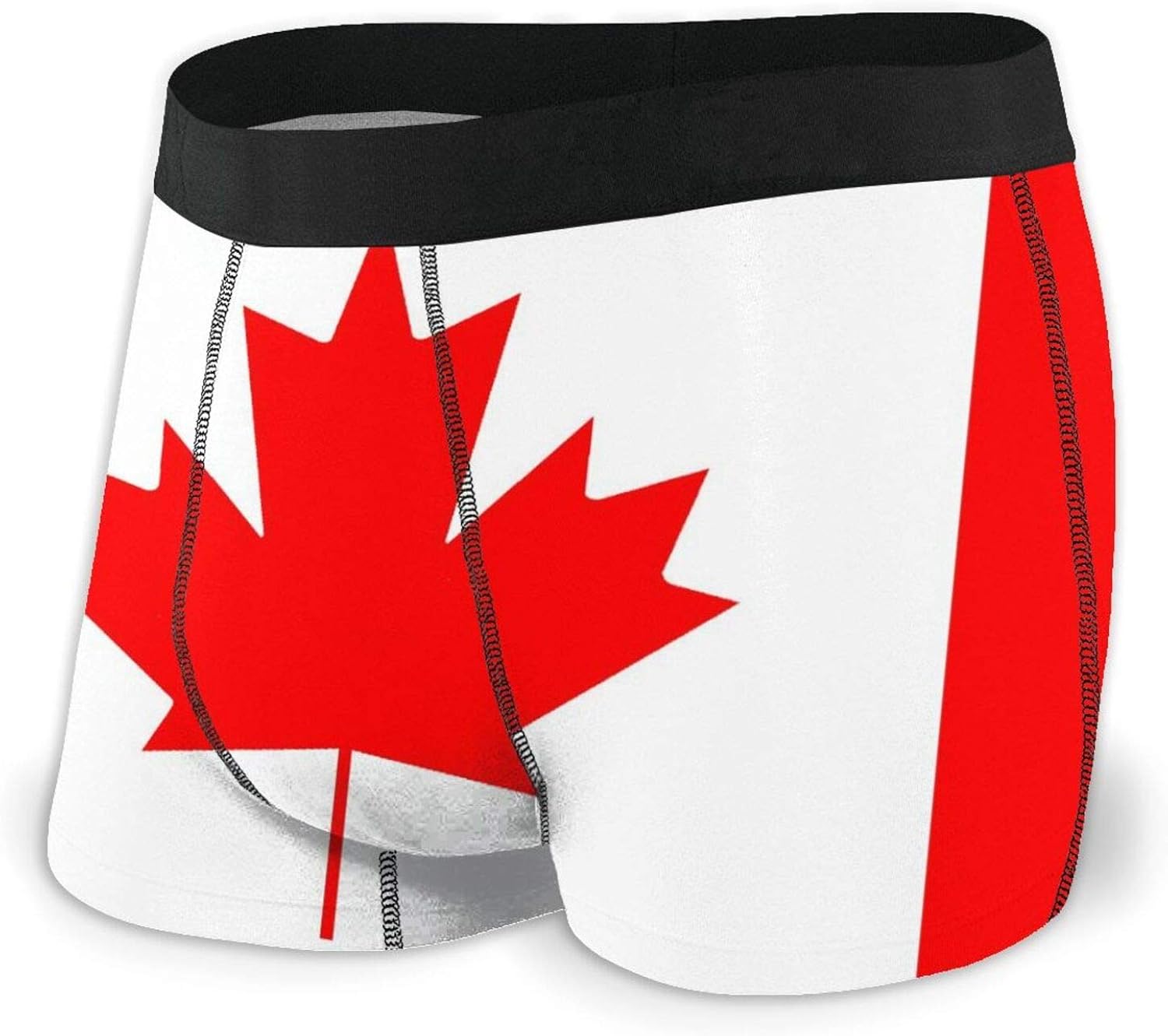 Nuwcense Mens Boxer Shorts Fitted Briefs CanadaFlag Trunks Quick Dry Underwear Black Amazon.co