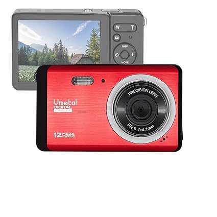 GDC80X2 Kompakte Digitalkamera mit 8x Digitalzoom / 12 MP / HD Kompaktkamera / 3' TFT LCD Bildschirm für Kinder / Anfänger / 