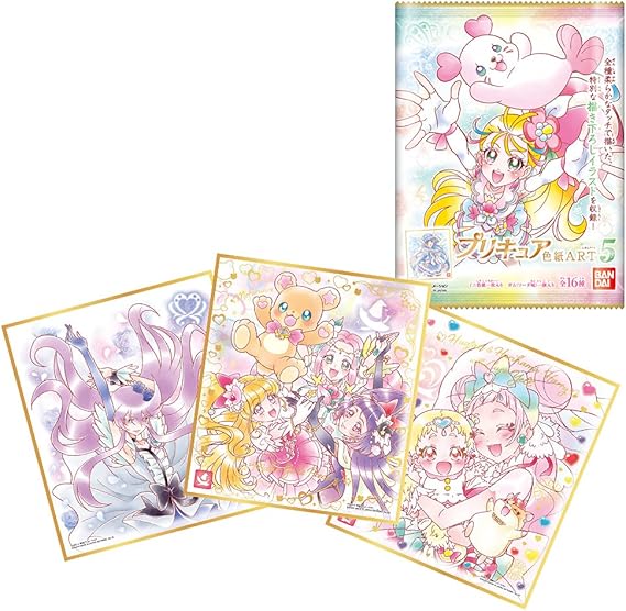Amazon プリキュア 色紙art5 10個入 食玩 ガム プリキュア 通販