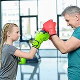 Grosee Kids Boxing Glove 6oz 8oz Green Youth Training Sparring Gloves view 7