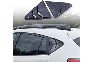 Alicatong Rear Side Window Louvers Compatible with Subaru Crosstrek 2024 2025 and Impreza Hatchback 2024 2025 Exterior Accessories Air Vent Window Scoop Shades Blinds Cover(Carbon Fiber Print)