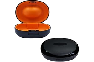 AIERTING Hearing Aid Case, Portable Protective Storage Case,Water-Resistant Carrying Case for for Most Hearing Aid Models (Blcak, Style-1)