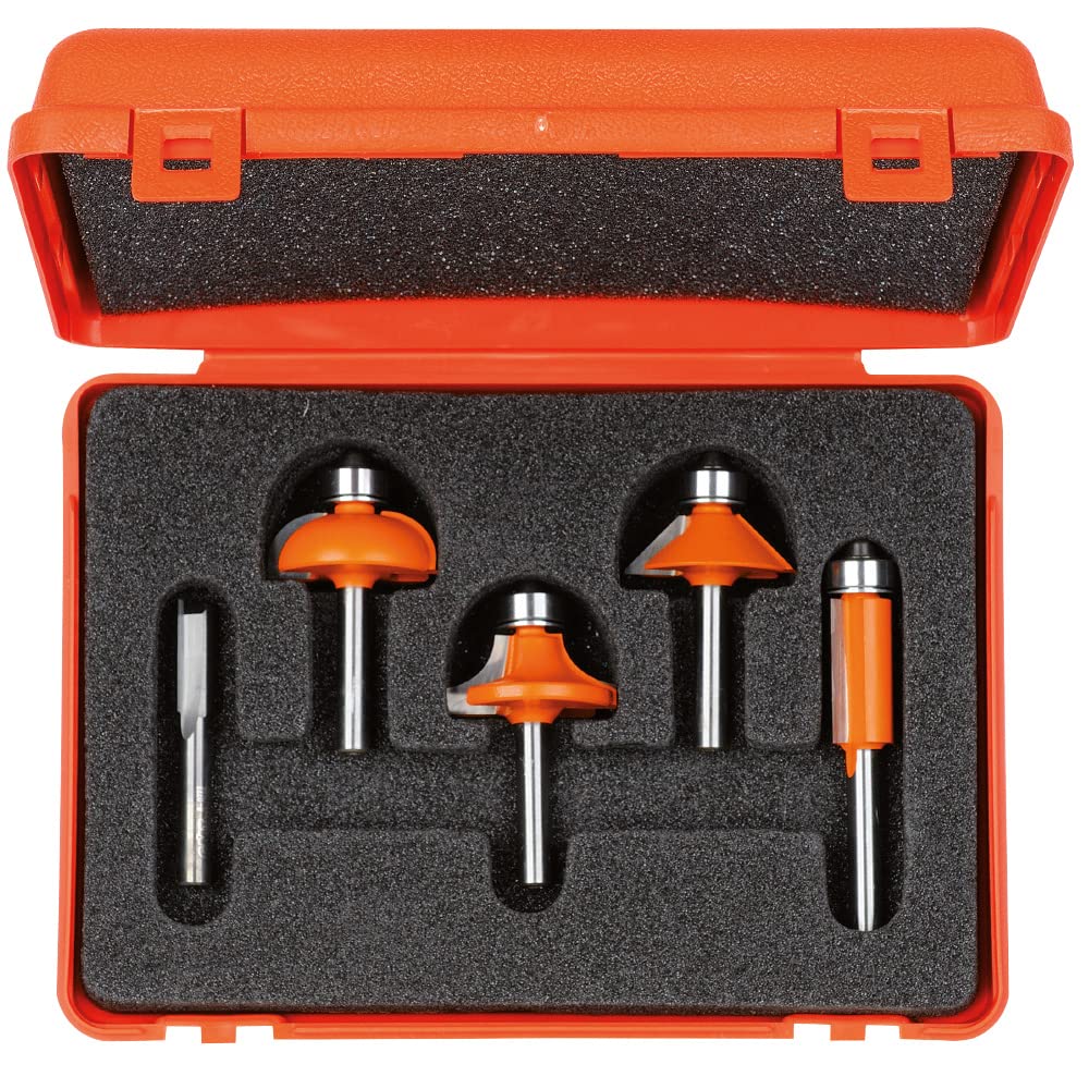 CMT Orange Tools 700.005.03-5-Piece Profile Bit Set Hw S=6 Rh
