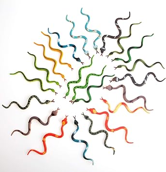 Téléchargement gratuit Images Savita 24 Pieces Serpent Realiste Serpent En Plastique 10 5 12 le plus cool salutations