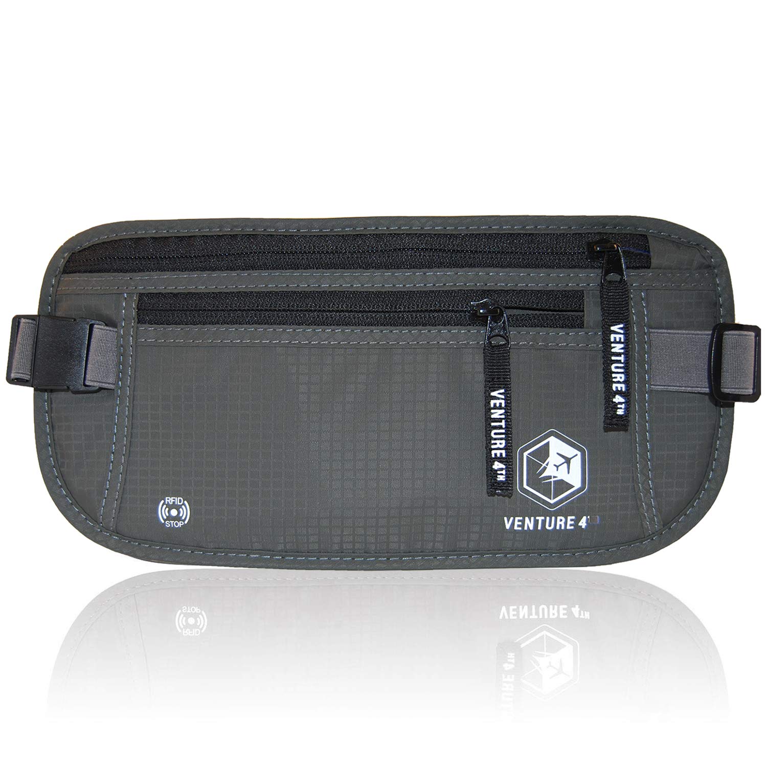 Travel Money Belt Concealed Cash Wallet Passport Holder RFID Blocking