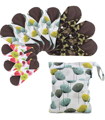 Everyday Organic Panty Liners 6, Reusable Cloth Panty Liner, Soft and