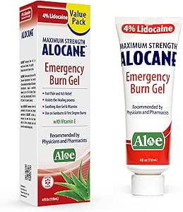 Amazon.com: ALOCANE® Emergency Burn Gel, 4% Lidocaine Max ...