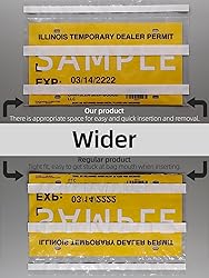 prismite Temporary License Plate Protectors or