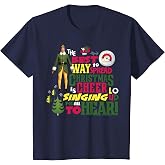 Kids Elf Buddy Christmas Cheer Singing Text Poster T-Shirt