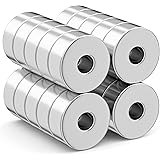 Realth Ring Neodymium Disc Magnets with Holes Round Applied Magnets for Research Industrial Purposes Educational(MT1020)