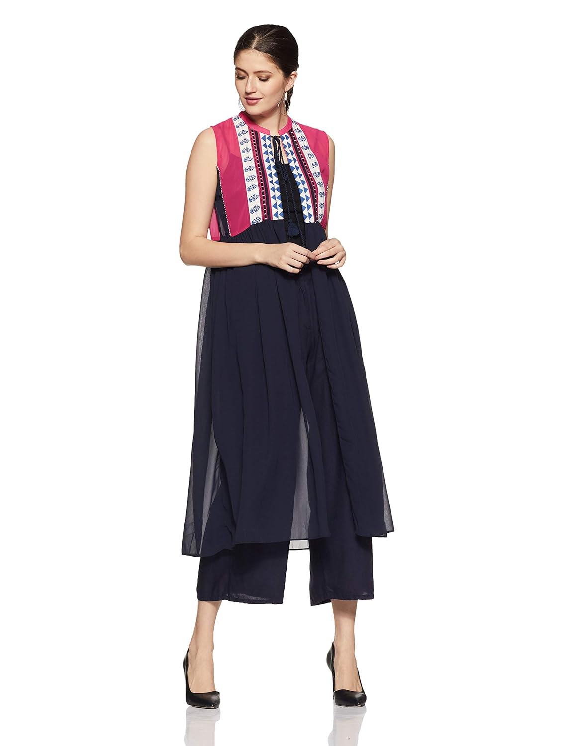 w for woman women's rayon cape gilet