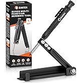 Saker Multi-function Scribing Tool,Aluminum Alloy Scribe Tool 5.5Inch | Scriber with Deep Hole Pencil,DIY Woodworking Scribe Gauge Scriber Line Maker Measuring Tool,Gifts For Men