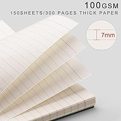 EMSHOI A4 Spiral Notebook College Ruled, 11.2" X