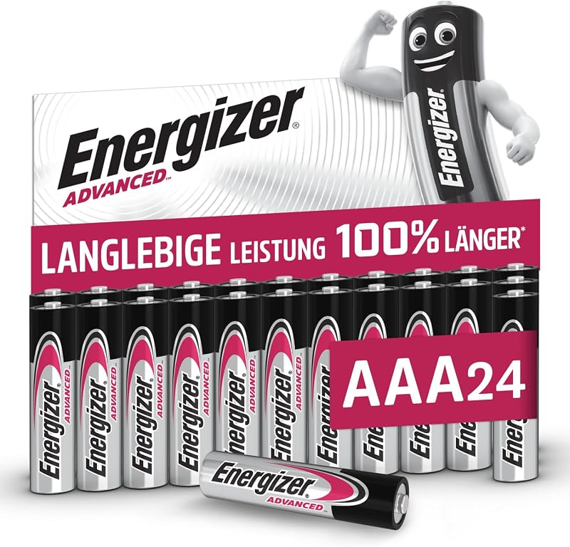 Advanced - AAA Batterien (24 Stück) - 1,5V Alkali-Batterien