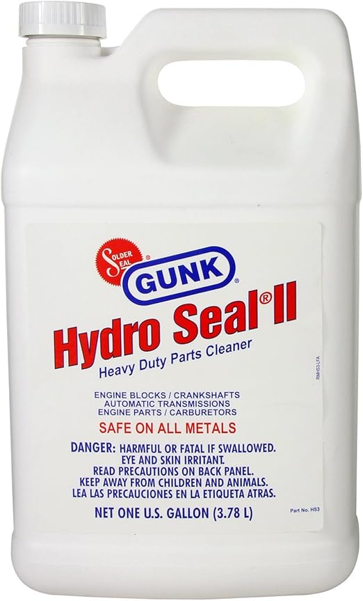 GUNK HS34PK Hydro Seal Heavy Duty Parts Cleaner 1 Gallon, (Case of 4