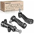 A-Premium Set of 3, Idler Arm K6535 & Idler Arm Bracket K6723 & Pitman Arm K6654, Compatible with Chevrolet & GMC- Silverado/