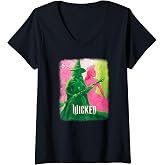 Women's Wicked Elphaba &amp; Glinda Tonal V-Neck T-Shirt