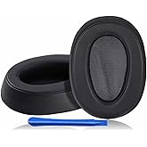 WH-H900N Replacement Earpads Cushion for Sony MDR-100ABN MDR 100ABN MDR100ABN WH H900N Over-Ear Headphones Ear Pads, Soft Memory Foam Protein Leather Earpad