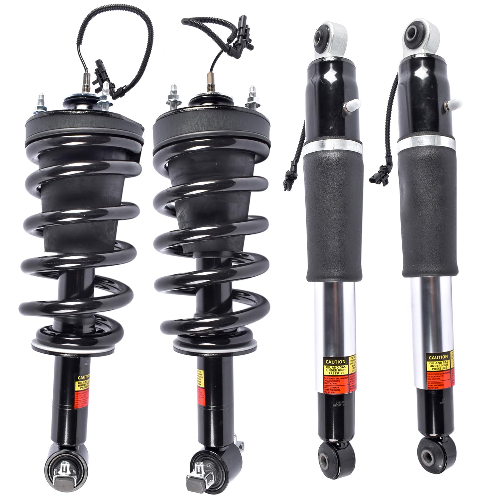 Photo 1 of Woosphy 4Pcs Front & Rear Strut Shock Absorbers Replacement for Cadillac Escalade Chevy Suburban Tahoe GMC Yukon 2015-2020 84176631 84977478