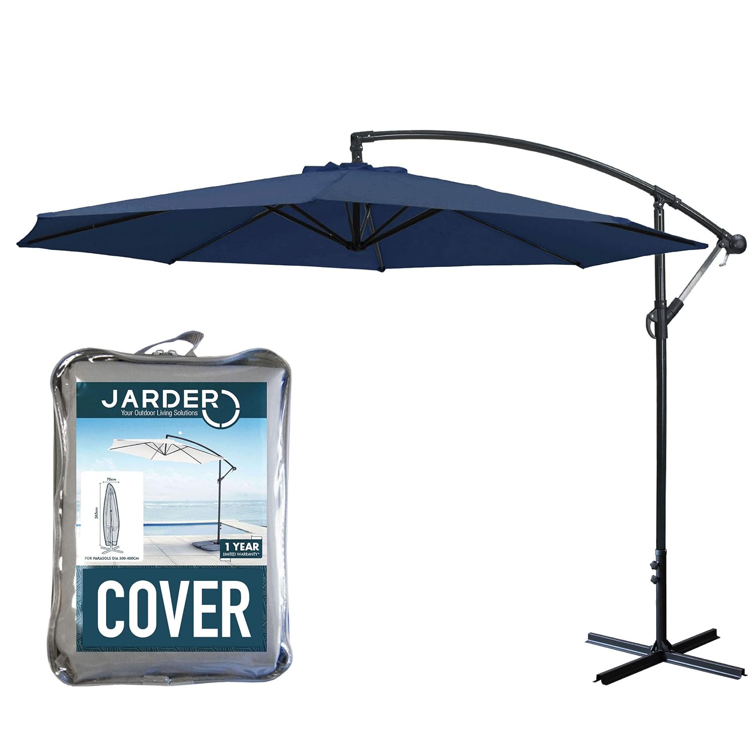 Parasol 5 meter doorsnee Clearance