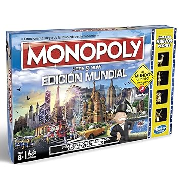 Monopoly Hasbro B2348546 World Edition, Mehrfarbig