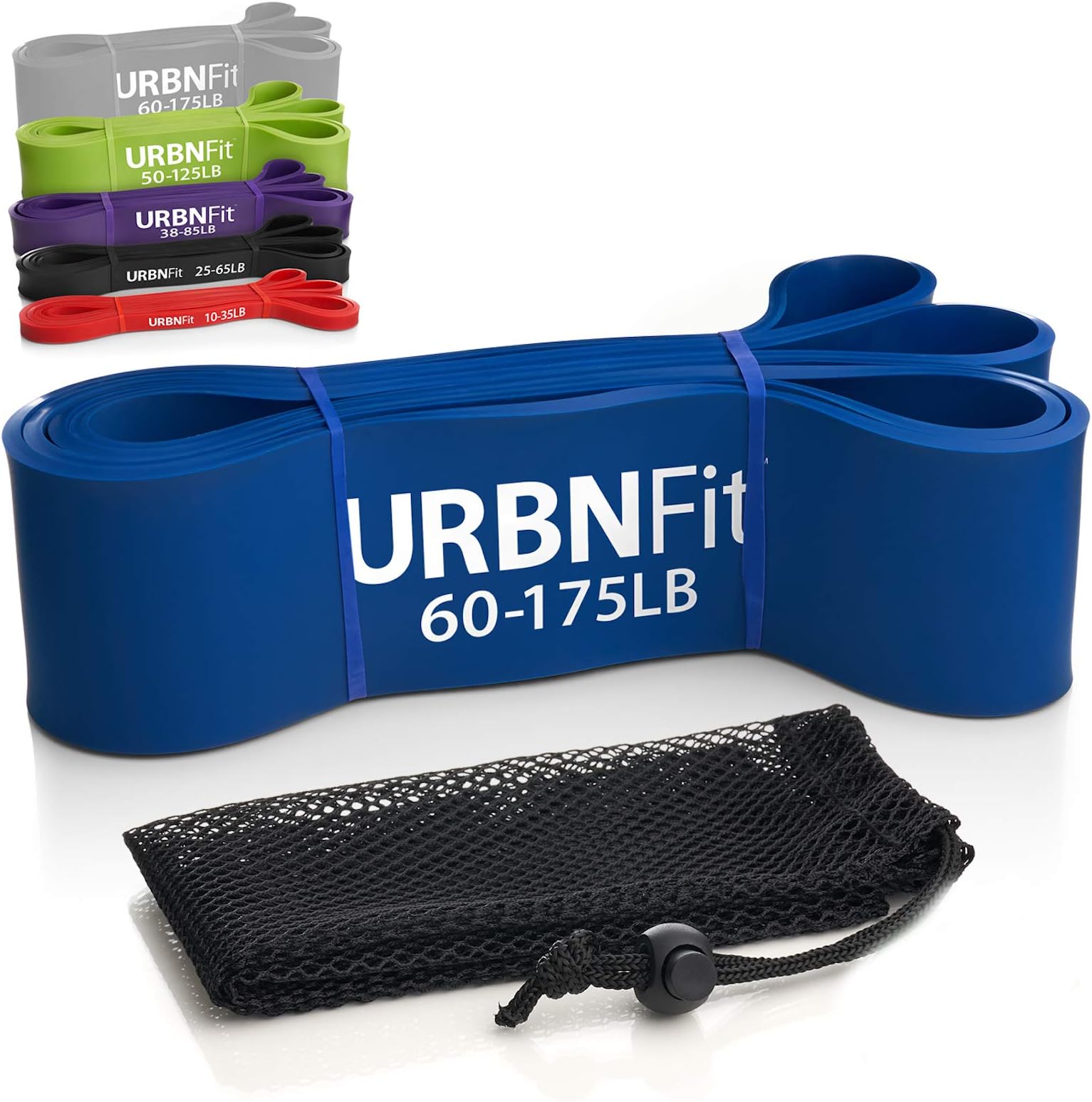 Pull Up Assist Bands - Resistance and Exercise Band - for Pull-Up Help, Crossfit, Powerlifting, Yoga, Pilates, Strength Training and Workouts - Mobility Bands for Stretching and Fitness