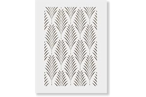 STENCIL REVOLUTION Fern Pattern Wall Stencil for Painting - DIY Home Decor Projects Stencils