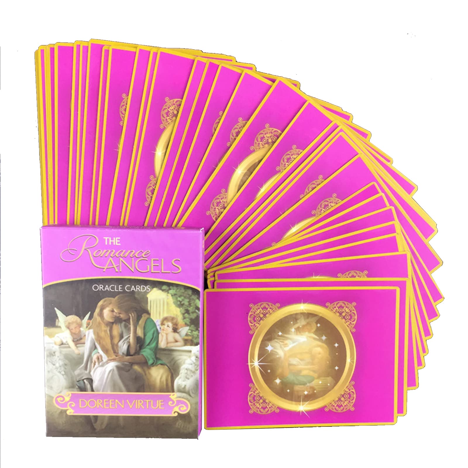 Love Oracle Cards - 44PCS Tarot Cards Deck Fortune Telling Divination Tool for Beginners & Expert Readers