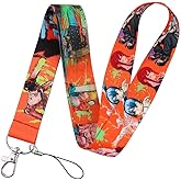 Pinstant Chainsaw Man Anime Manga 17.7" Neck Lanyard Keychain Holder ID Badge Mobile Phone Pin Strap