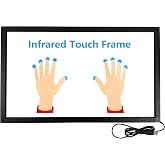 DeYoWo 32 Inch Interactive 10 Points Infrared IR Touch Screen Overlay Frame Free Driver